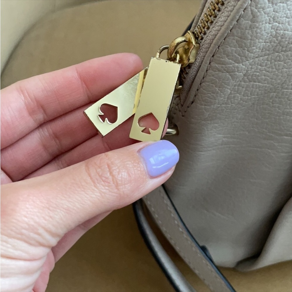 Kate Spade Taupe Leather Bag - Picture 4 of 5